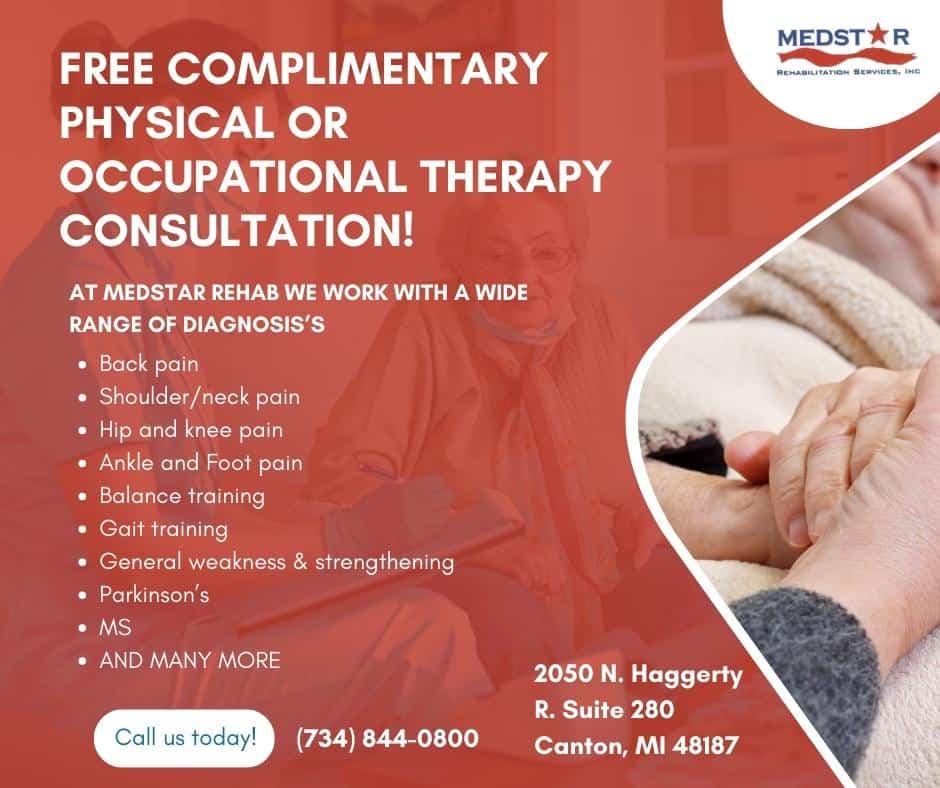 FREE COMPLIMENTARY Physical or Occupational Therapy Consultation!